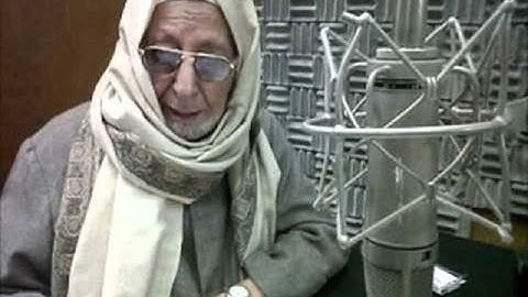 برنامج سيرة ومسيرة يحكي فيها بفمه الشريف العلَّامة عبدالحكيم عبداللطيف شيخ عموم المقارئ سيرته