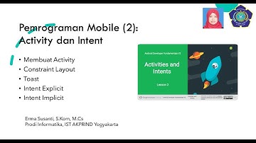 Belajar membuat Activity, Constraint Layout, Toast, Intent Explicit dan Implicit