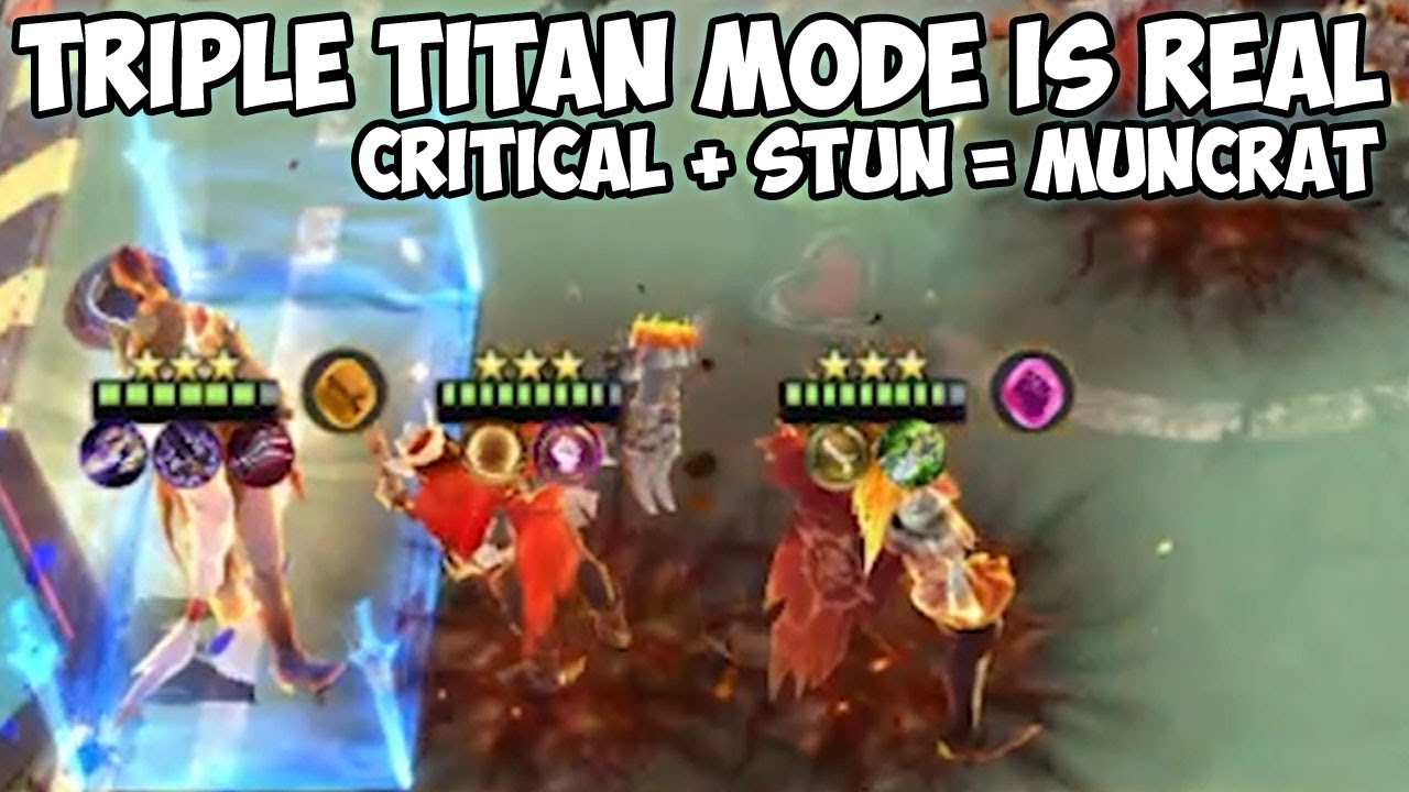 TRIPLE TITAN MODE IS REAL !! COMBO META PUSH RANK MAGIC CHESS UPDATE TERBARU 2023!
