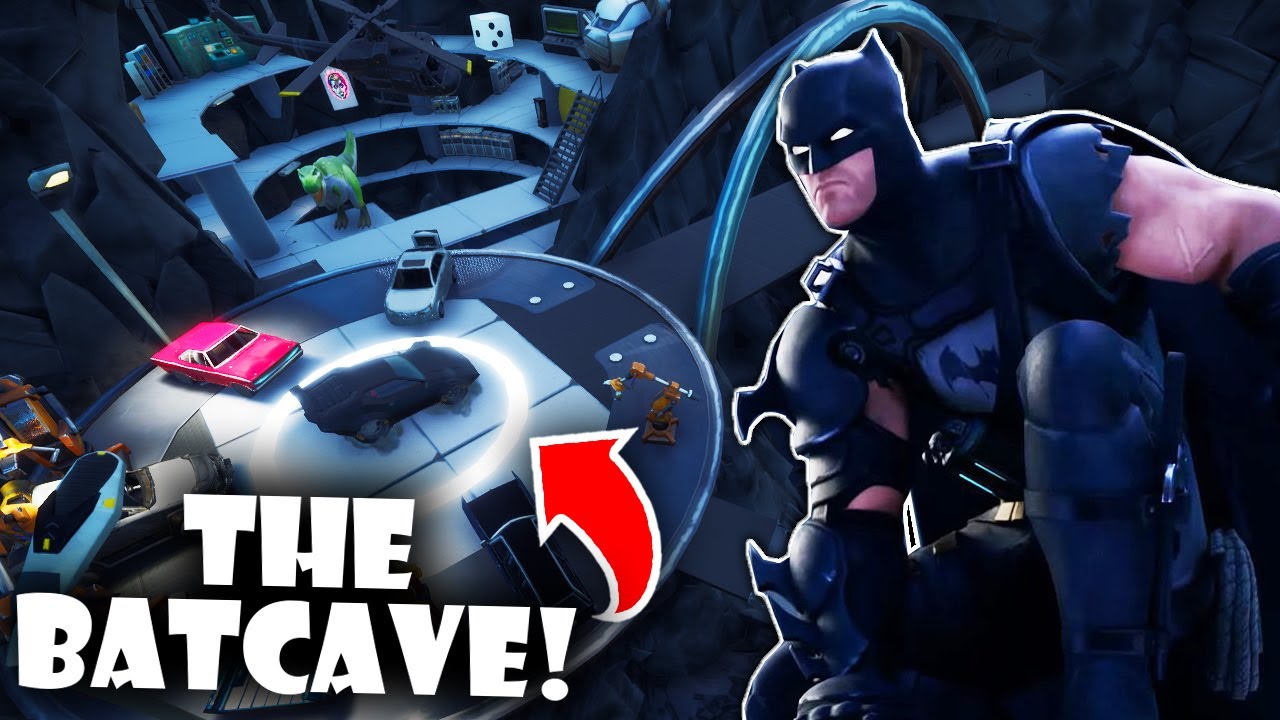 I Built THE BATCAVE in Fortnite! - YouTube