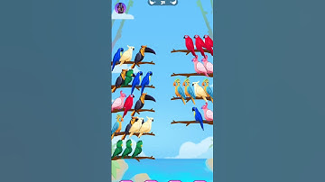 Bird Sort Puzzle Level 21,22 🦜🦜#shorts #ytshorts #gameplay