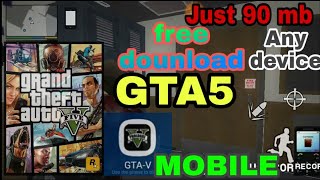 ||How to dounload gta5 mobile|| just in 90 mb|| Best game for mobile||100% proof to run gta5|| GTA5| screenshot 4