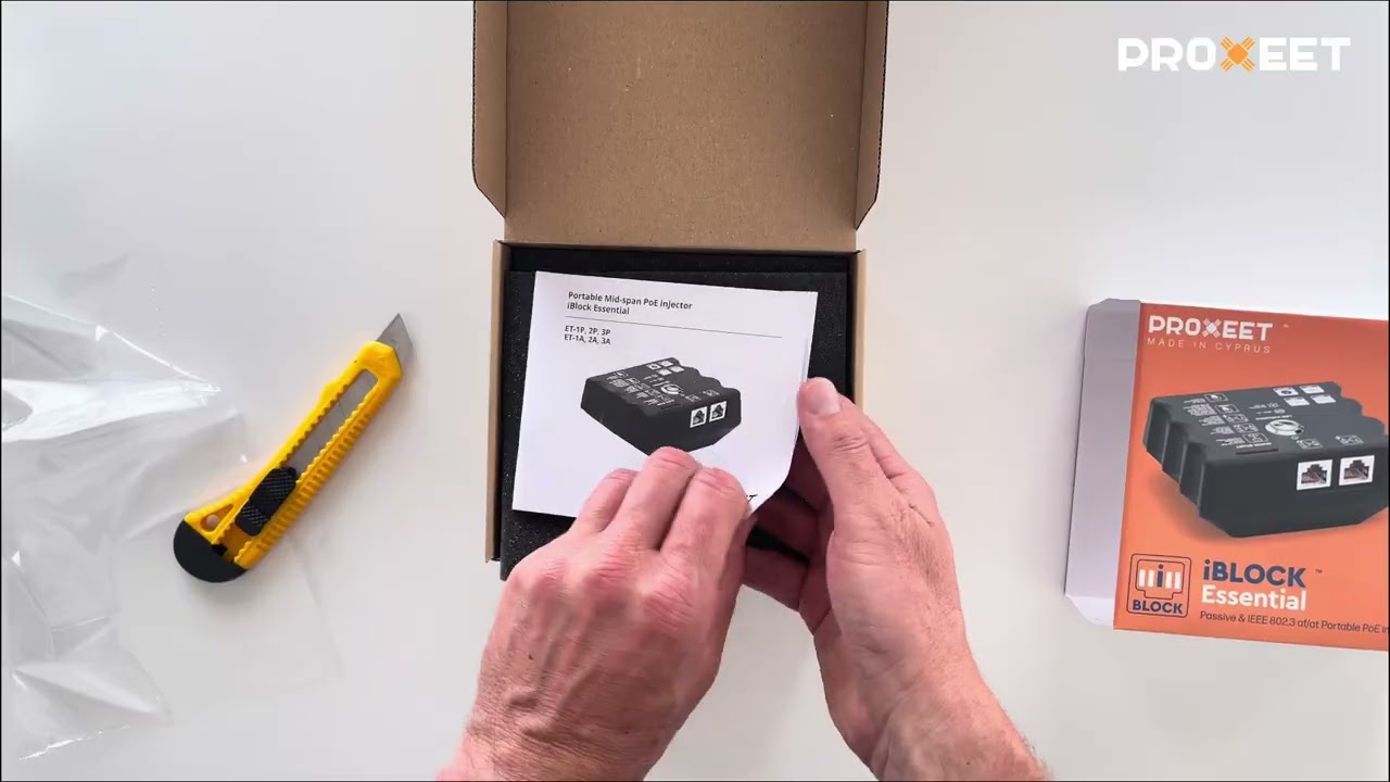 Unboxing the Proxeet Portable PoE Injector | Durable & Versatile Tech Solution