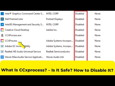 What Is CCxprocess? – Is It Safe? How to Disable It?