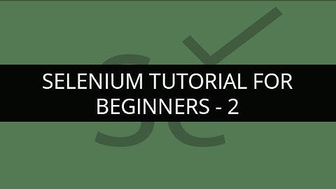 Selenium Tutorial for Beginners - Part 3 | Selenium RC and Locator | Selenium Tutorial | Edureka