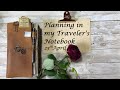 Travelers Notebook Planning/Bujo 25th Aprril 2022