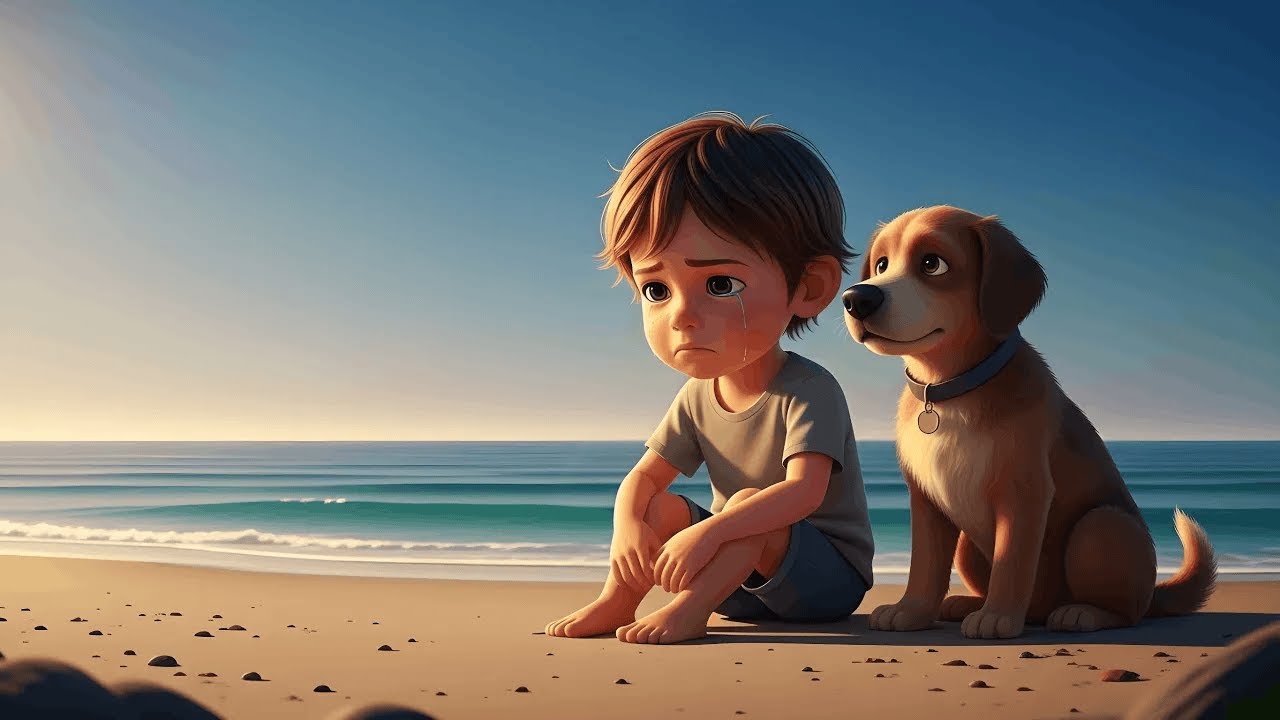A Silent Hero on the Beach 🐾 | Fun Kids | Cartoon Story | Kiddiy Planet 🌍