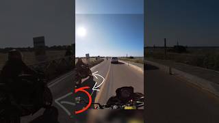 Always Watch The Mirror ⚠️ #shorts #moto #ytshorts #mirror #check #motorcycle #attention #warning