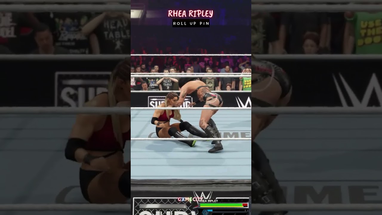 Rhea Ripley '17 attempts the School Boy Pin & Rhea Ripley rolls to another pin 