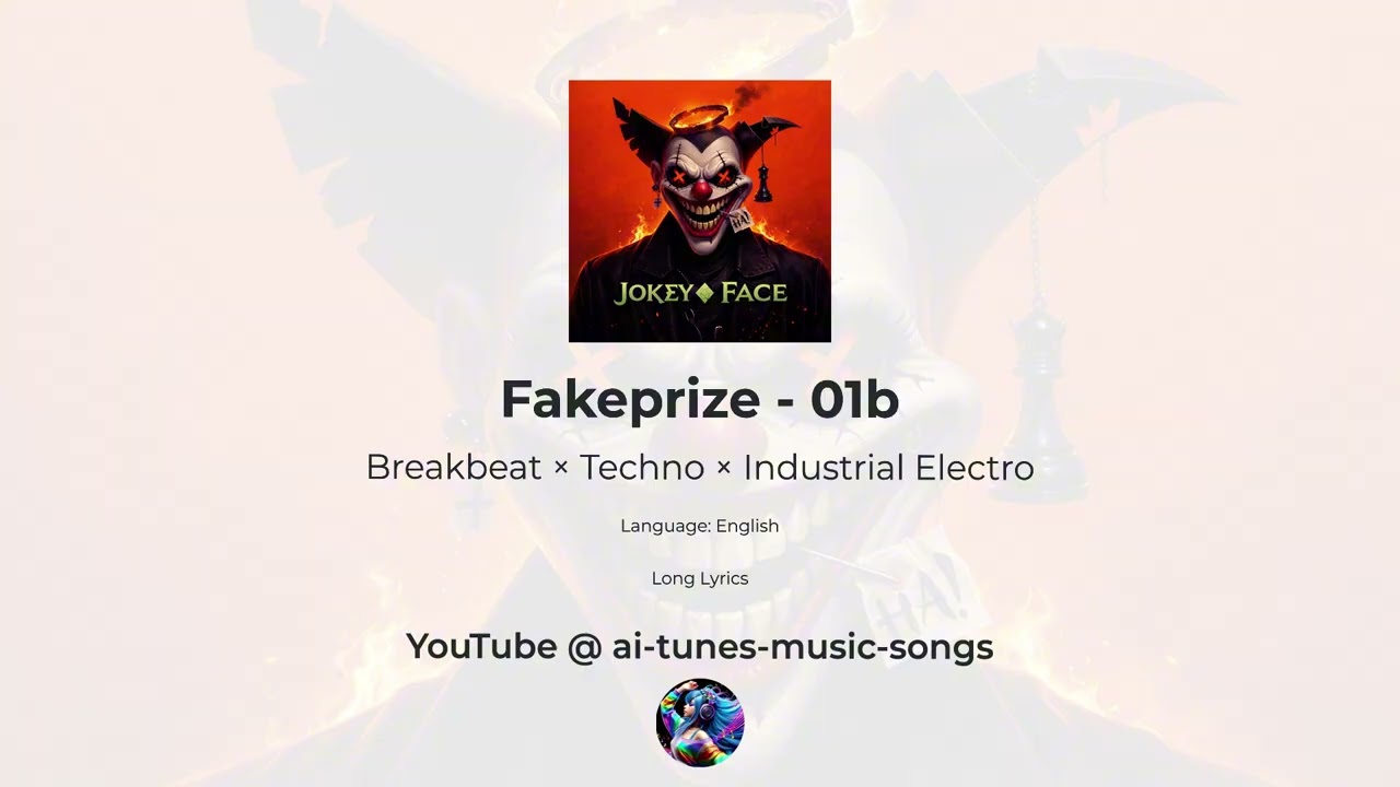 Jokey Face: Fakeprize - 01b (Breakbeat × Techno × Industrial