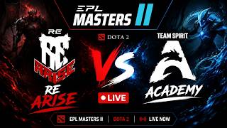 KLIM SANI4 vs SUMMER BEAR | Live | DOTA 2 | EPL Masters II