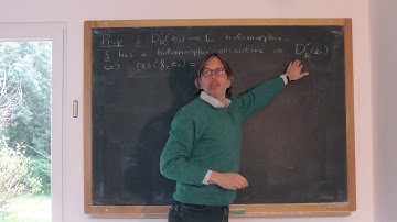Complex Analysis II course, lecture 3:  Residues