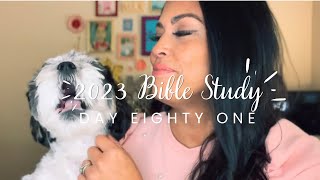 Day 81 Deuteronomy 32-34 Psalm 91 | Bible study for beginners | Study the Bible in One Year