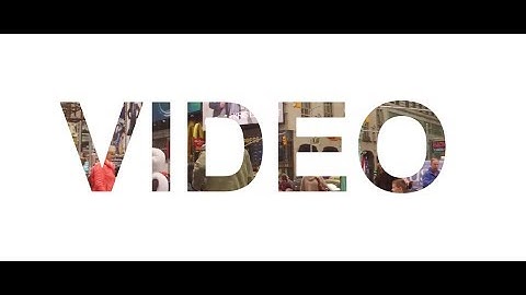 How to Put VIDEO inside Text | Html5 CSS3 Tutorial