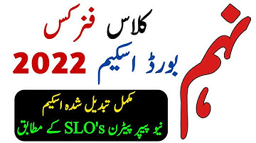 9th Class Physics Pairing Scheme 2022 - Physics Guess Paper 2022 Class 9