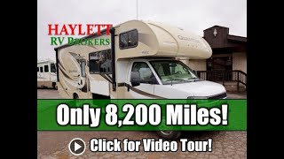 (Sold) 2017 Quantum 26RS Class C Used Motor Home