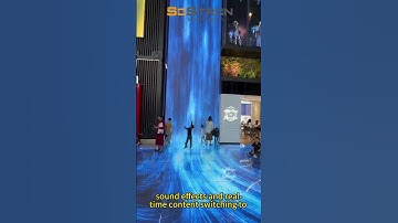 Floor tile LED screen, immersive interactive experience!  #led #leddisplay #ledscreen