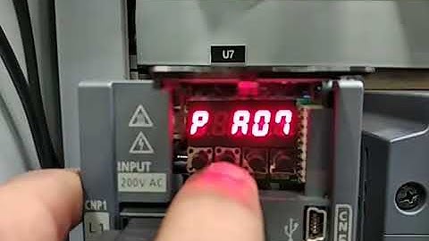 How to set parameter in MR J4 drive part 2