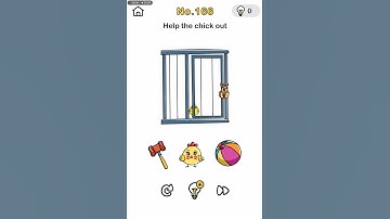 Brain out level 166(help the chick out)