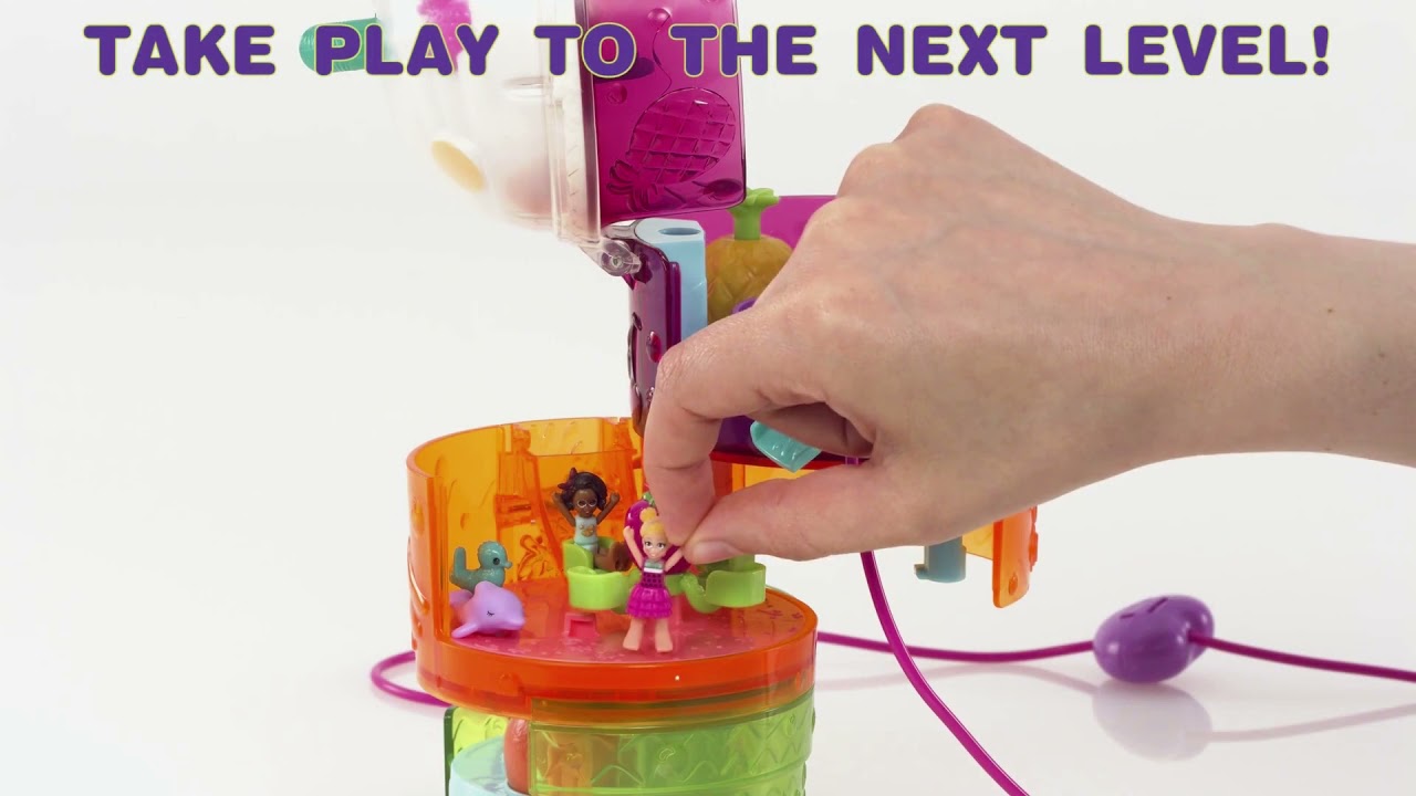 Polly Pocket - Conjunto de jogos e acessórios compactos Spin 'n Surpri