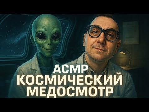 АСМР КОСМИЧЕСКИЙ МЕДОСМОТР - КОСМИЧЕСКИЕ МУРАШКИ !