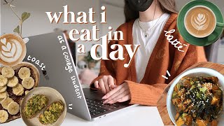 What I Eat In A Day As A College Student | easy and quick recipes!