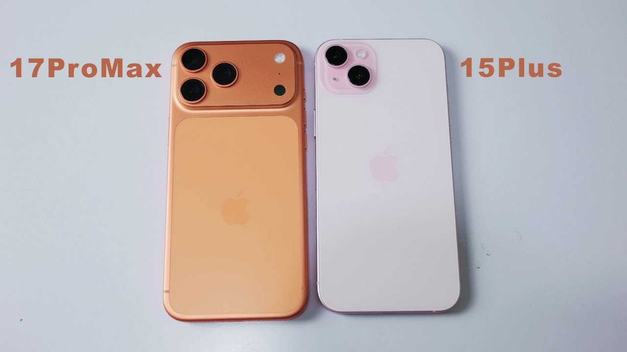 iPhone 15 Plus VS iPhone 17 Pro Max Full Speed Comparison - YouTube