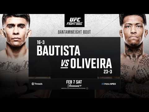 Mario Bautista vs Vinicius Oliveira fight footage