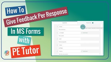 Microsoft Forms - How To Give Feedback Per Response