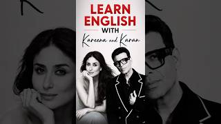Learn English with Kareena and Karan Johar #shorts