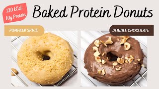 Baked Protein Donuts | Double Chocolate & Pumpkin Spice | Bit Healthier