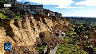 Severe weather has left over 1,500 people displaced in Niscemi by a large landslide.