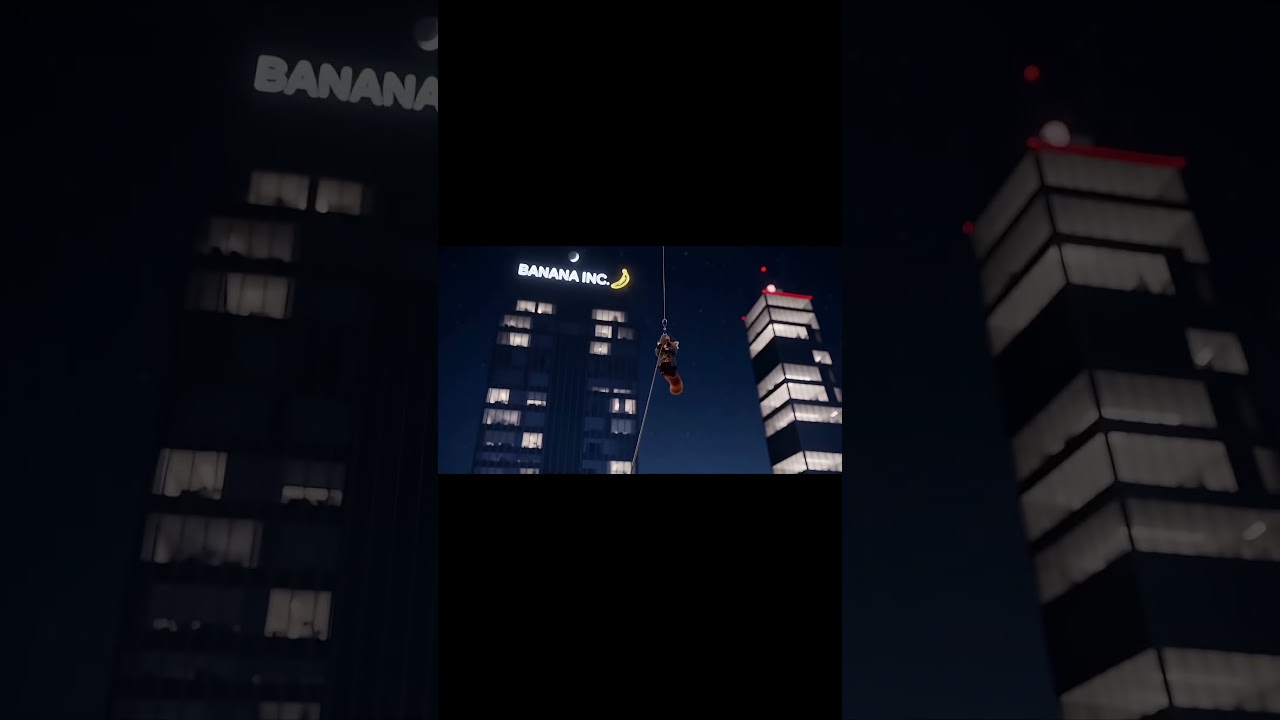 The pirate red panda arrives at the monkey headquarters 