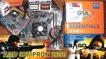 AMD Sempron 2650 APU  test CS GO