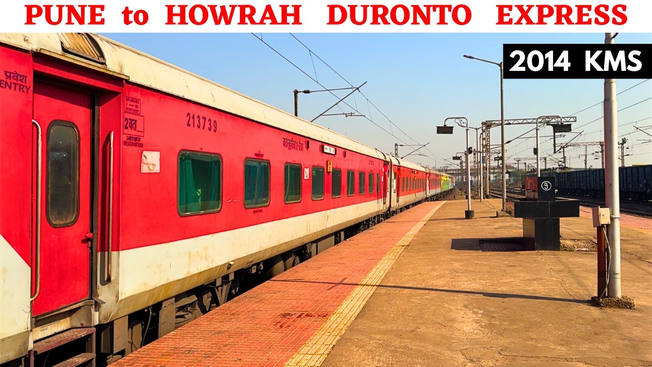 Khichdi Duronto of Indian Railways | 2000+ KM journey in Pune to Howrah Duronto Express in First AC
