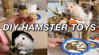easy diy hamster enrichment toys