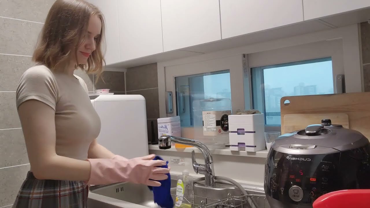 KITCHEN CLEANING ASMR YouTube