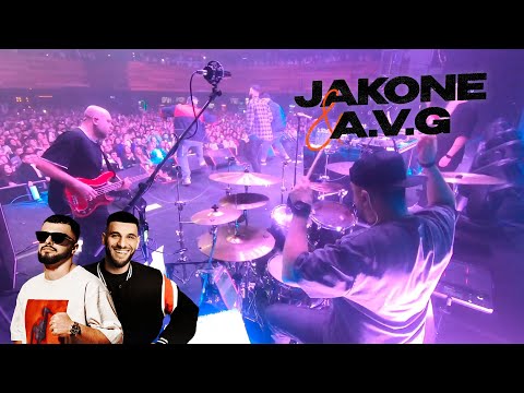 Jakone x A.V.G - Чё Как Live Drumcam