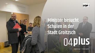 Minister Besucht Schulen In Der Stadt Groitzsch