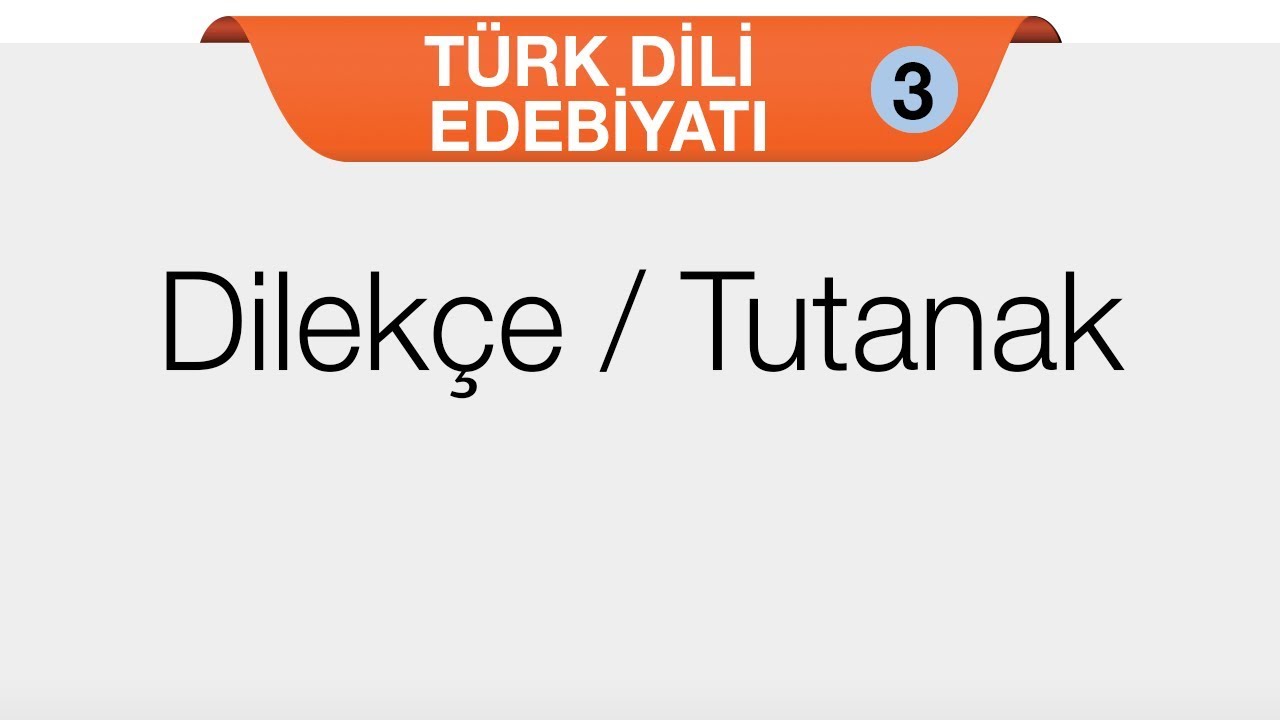 Dilekçe / Tutanak