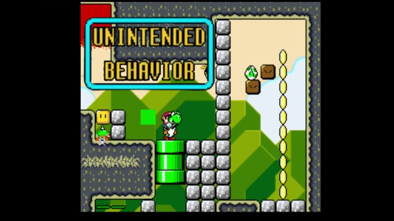 UNINTENDED BEHAVIOR SMW HACK