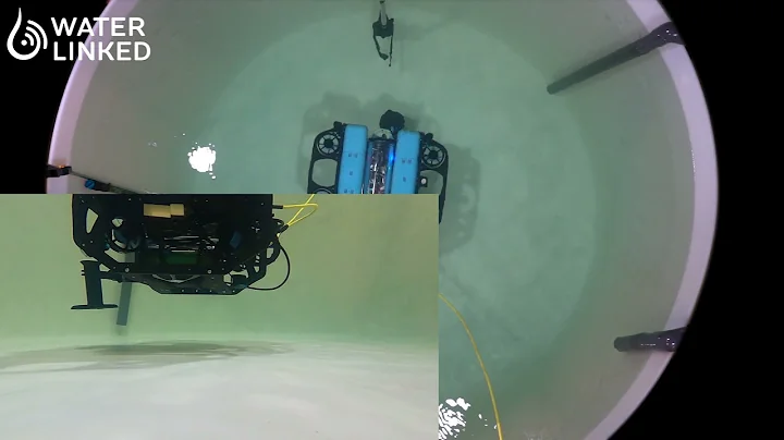 Water Linked DVL-A125 supporting BlueROV2 with gripper