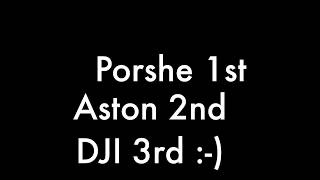 Porche vs Aston vs Dji phantom 4 sport mode
