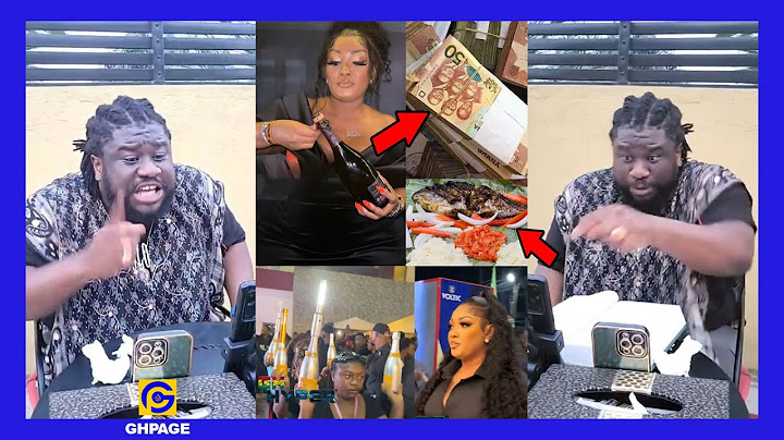 Her Money isn’t from Selling Akyɛkɛ-Ajagurajah exposɛs Akyɛkɛ Seller who spent 2Billion on VIP Table