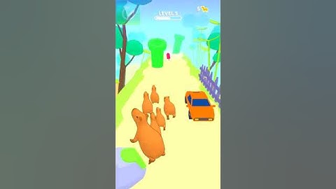 Capybara Rush 5 Level - Best Gameplay Walkthrough Android, iOS Games #shortvideos
