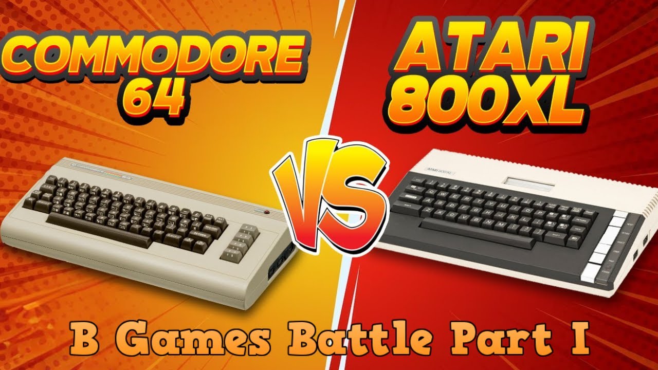 C64 vs. Atari 800XL 5 games Starting with Letter B Part I YouTube