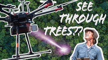 How a LiDAR Drone Maps the Bare Earth through trees!