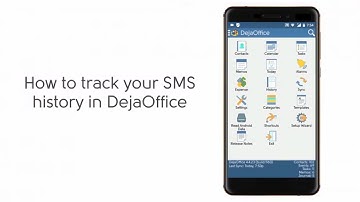 How to track SMS Text History using DejaOffice CRM for Android