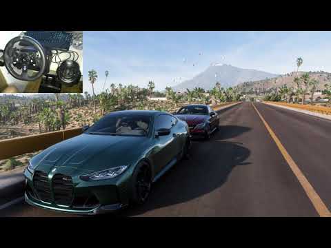 BMW M4 G82 COMPETITION & MERCEDES C63 S CONVOY | Forza Horizon 5 | Logitech G920