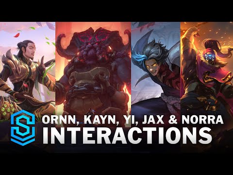 Ornn, Kayn, Master Yi, Jax and Norra - Card Special Interactions | Legends of Runeterra